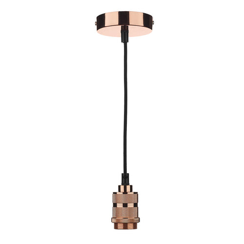 1 Light E27 Decorative Suspension Copper<br>Polished Copper