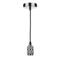 1 Light E27 Decorative Suspension Gun Metal<br>Satin Pewter