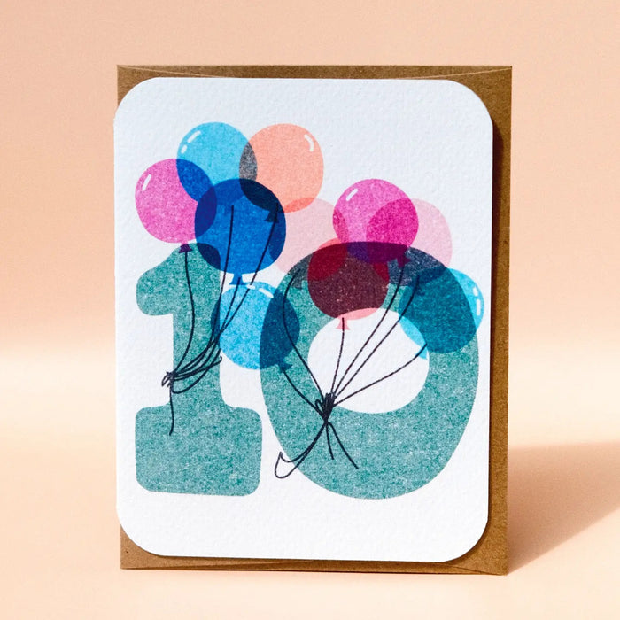 10th Birthday Card