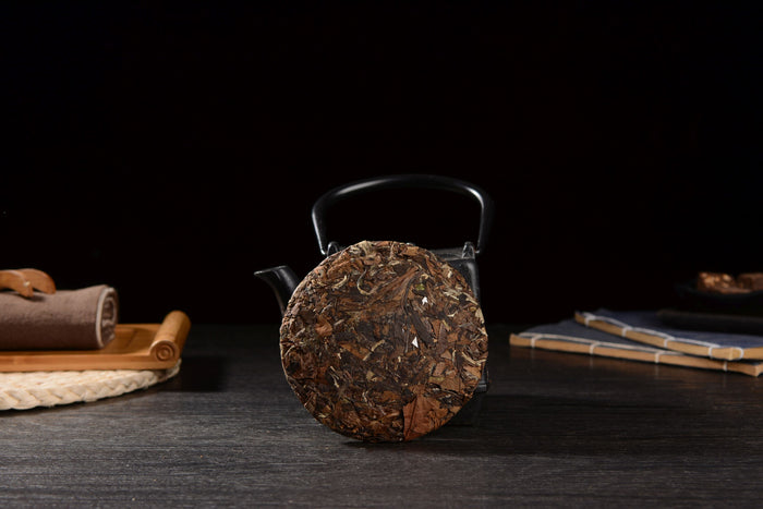 2014 "Chen Nian Shou Mei" Aged White Tea Cake of Fuding | Yunnan Sourcing Tea Shop