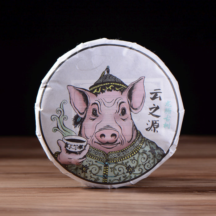 2019 Yunnan Sourcing "Long Tang Gu Shu" Old Arbor Raw Pu-erh Tea Cake | Yunnan Sourcing Tea Shop