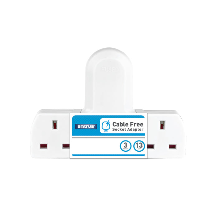 3 Way Cable Free Socket Adaptor
