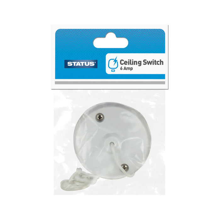 6Amp Ceiling Switch With Pull Cord