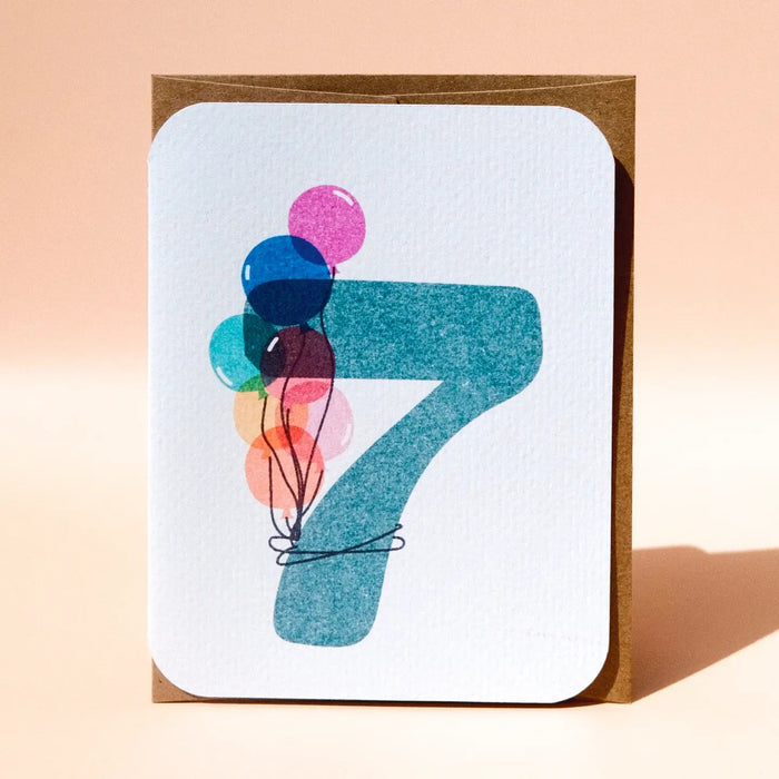 7th Birthday Card
