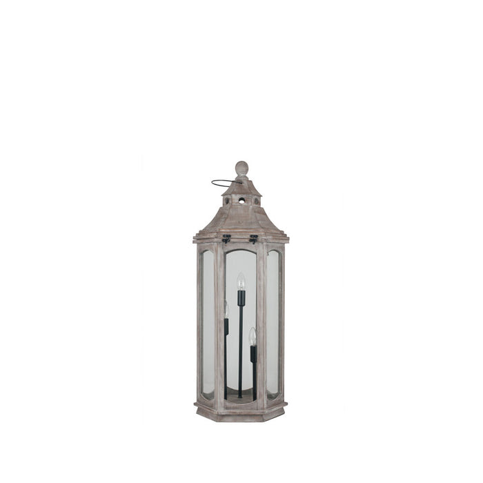 Adaline Antique Wooden Floor Lantern