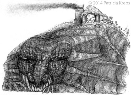 "Ah... It's So Quiet Here/Ah... Este Lugar Es Tan Tranquilo" by artist Patricia Krebs