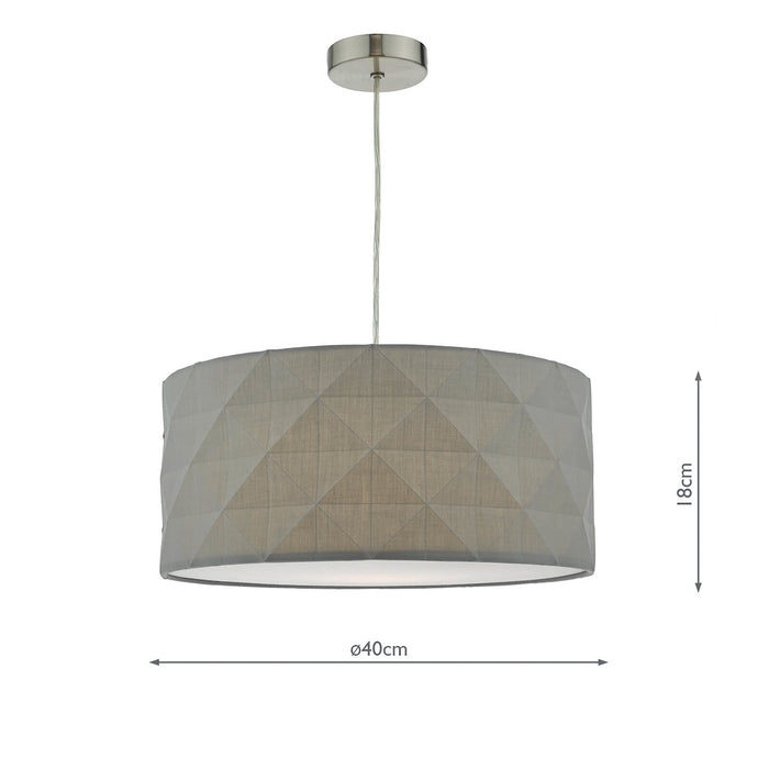 Aisha Faceted Easy Fit Shade Grey<br>Grey