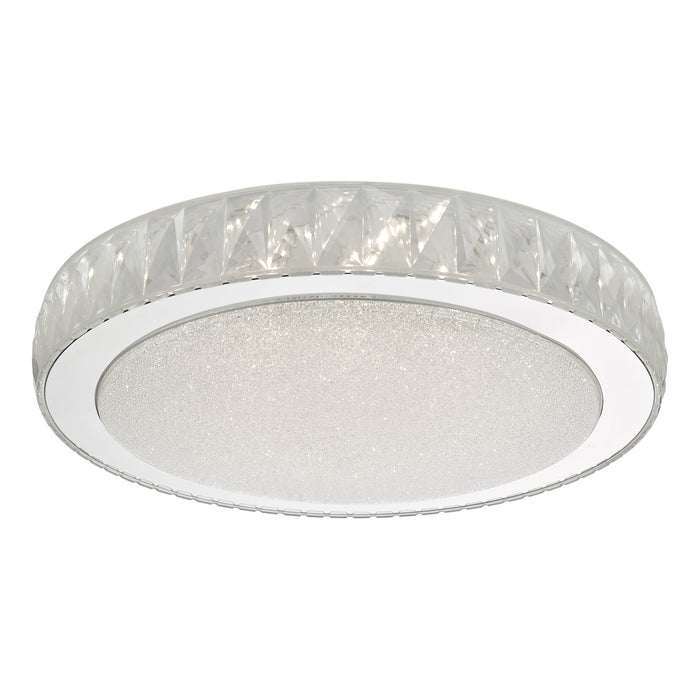 Akelia Flush Acrylic & Stainless Steel Large LED<br>Clear