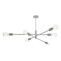 Alana 6 Light Armed Fitting Matt Grey<br>Matt Grey