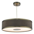 Alvaro 3 Light Single Pendant Antique Bronze Mushroom<br>Antique Bronze