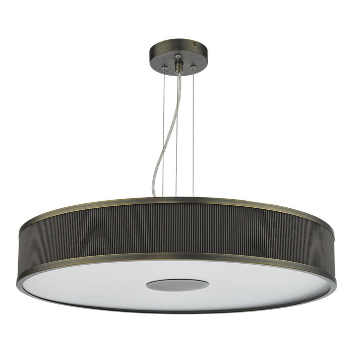 Alvaro 6 Light Single Pendant Antique Bronze Mushroom<br>Antique Bronze