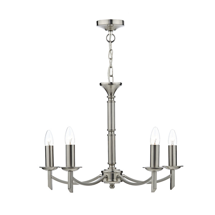 Ambassador 5 Light Dual Mount Pendant Satin Chrome<br>Satin Chrome