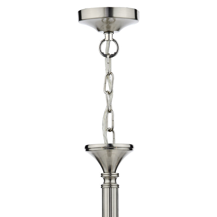 Ambassador 5 Light Dual Mount Pendant Satin Chrome<br>Satin Chrome