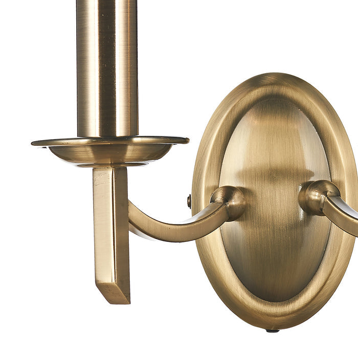 Ambassador Double Wall Bracket Antique Brass<br>Antique Brass
