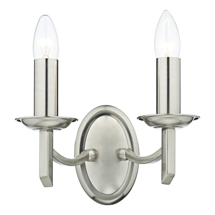 Ambassador Double Wall Bracket Satin Chrome<br>Satin Chrome