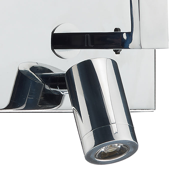 Anvil Wall Bracket Polished Chrome LED Bracket Only<br>Polished Chrome