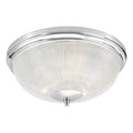 Arbor Bathroom 3 Light Flush Polished Chrome & Glass IP44<br>Polished Chrome