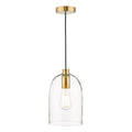 Archie Pendant Satin Bronze Glass<br>Glass