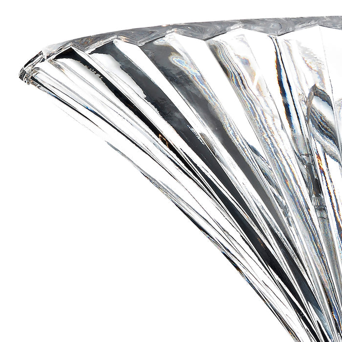 Ardeche 3 Light Flush Polished Chrome<br>Glass
