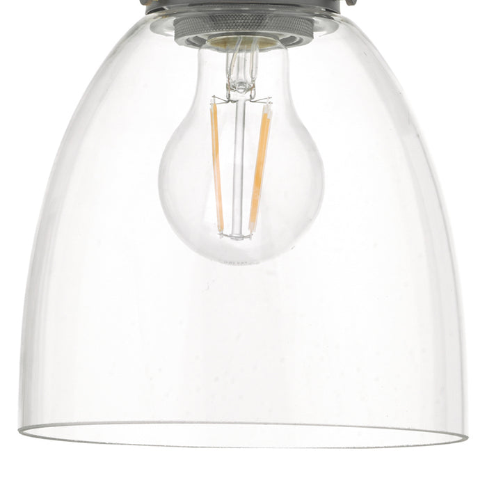 Arvin Pendant Antique Chrome & Glass<br>Antique Chrome