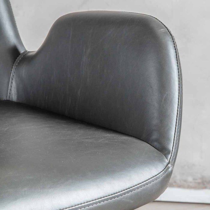 Atlanta Swivel Chair Charcoal