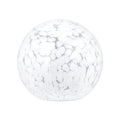 Aurora Speckled White Glass Spherical Table Lamp