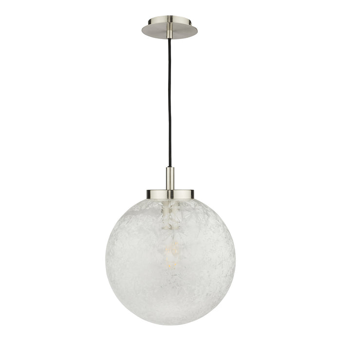 Avari Pendant Satin Nickel Frosted Glass<br>Satin Nickel