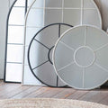 Avila Round Mirror Black