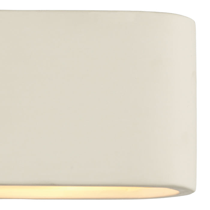 Axton Ceramic Wall Light Small<br>White Ceramic
