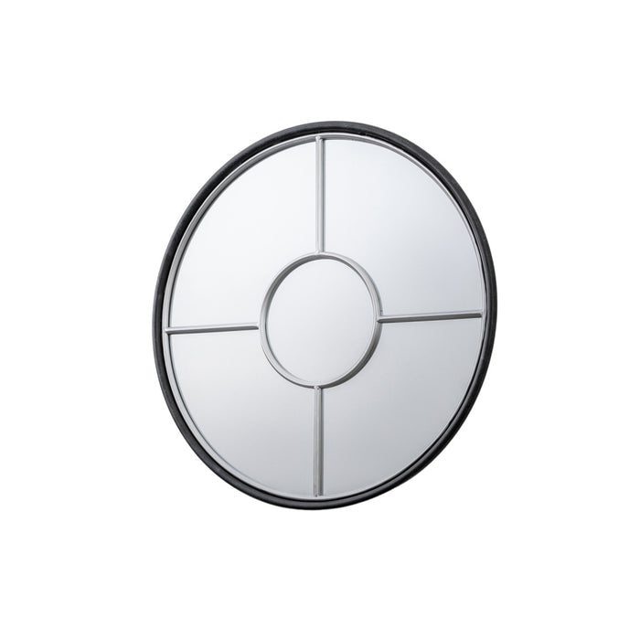 Balaton Round Mirror Large Silver