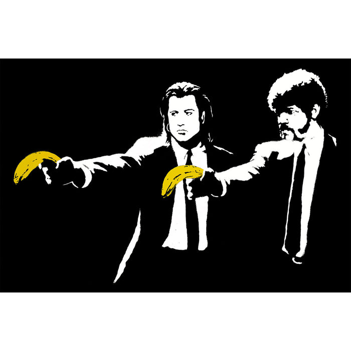 Banksy Pulp Fiction Bananas, Graffiti