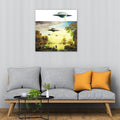 Banksy UFO Invasion, Graffiti