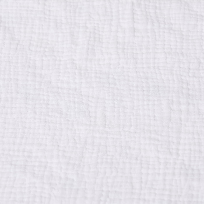White muslin fabric texture swatch