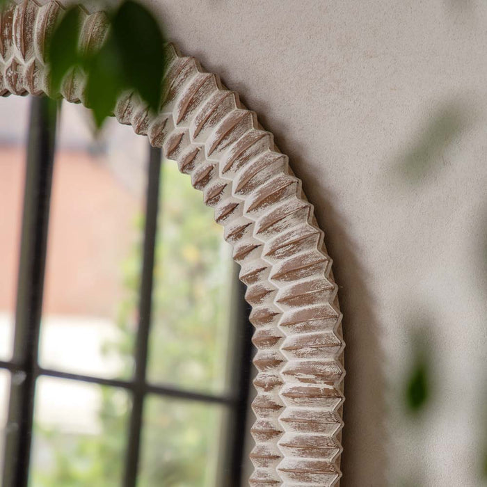 Belgravia Arch Leaner White Wash