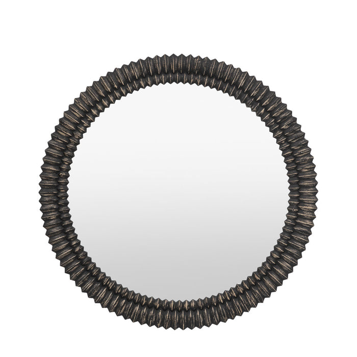 Belgravia Round Mirror Black Wash 900mm
