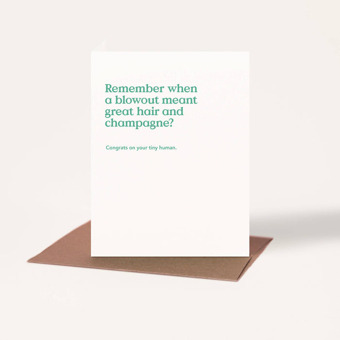 Blowout Funny New Baby Card