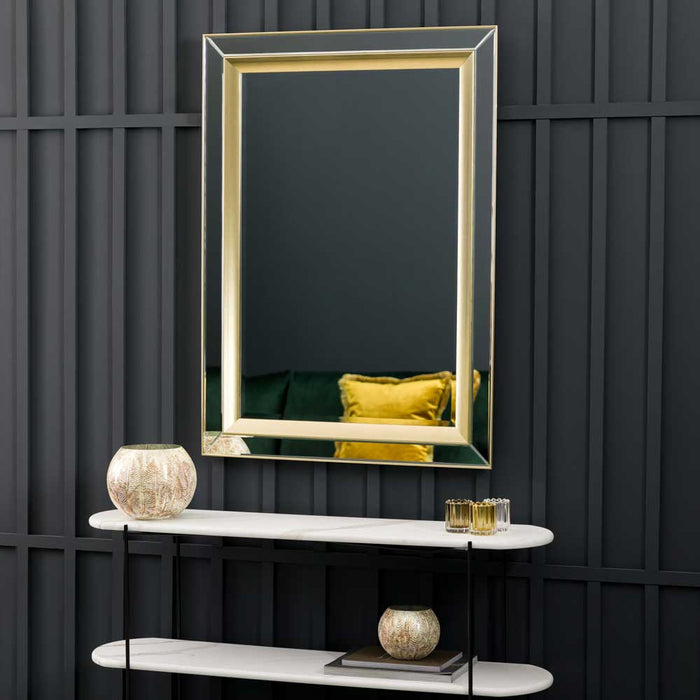 Bodensee Mirror Rectangle Gold / Silver