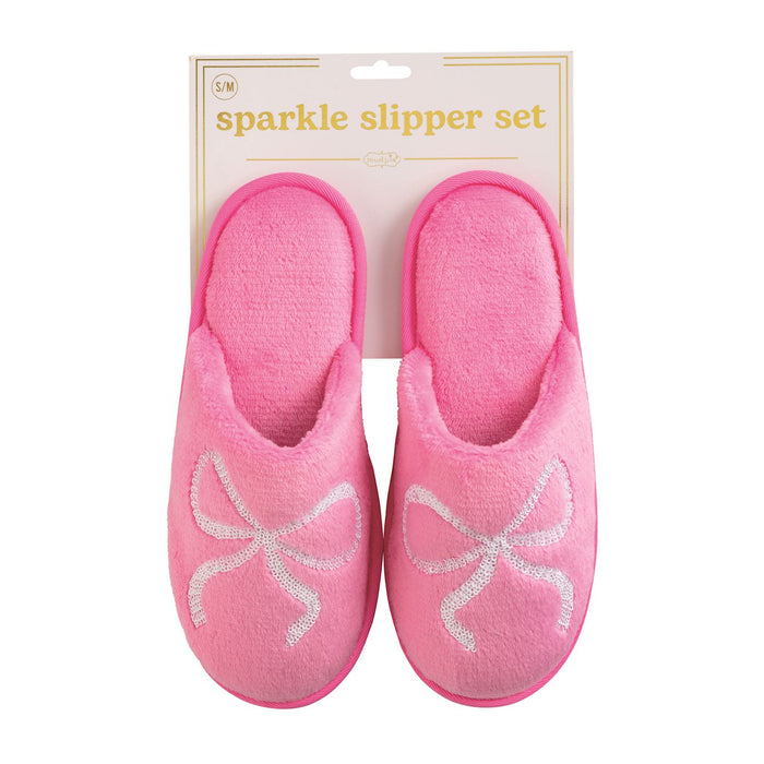 Bow Sparkle Slippers