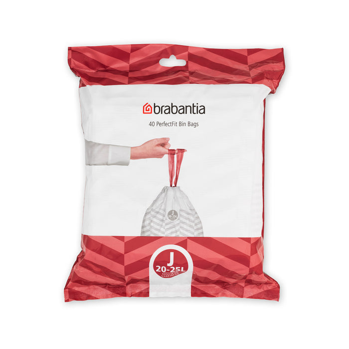 Brabantia 40 PerfectFit Bin Liners (J) 20-25L