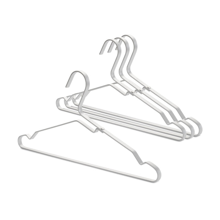 Brabantia Aluminium Clothes Hanger Set Of 4 Silver