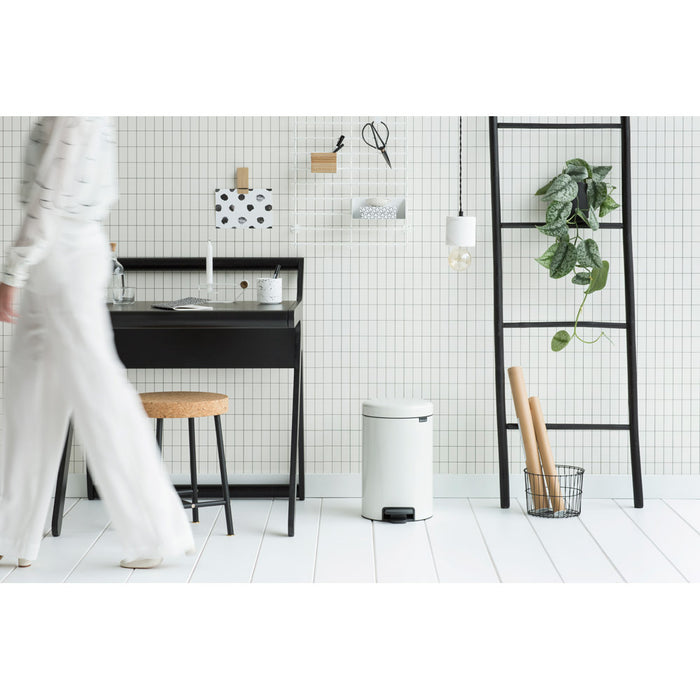 Brabantia NewIcon Pedal Bin 12L White