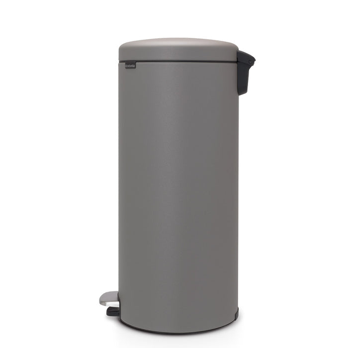 Brabantia NewIcon Pedal Bin 30L Mineral Concrete Grey