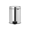 Brabantia NewIcon Pedal Bin 5L Brilliant Steel