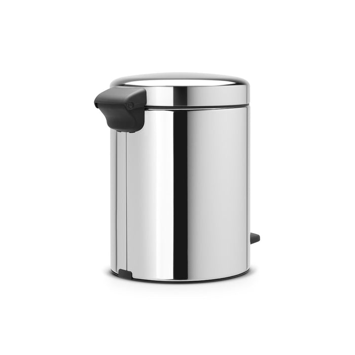 Brabantia NewIcon Pedal Bin 5L Brilliant Steel