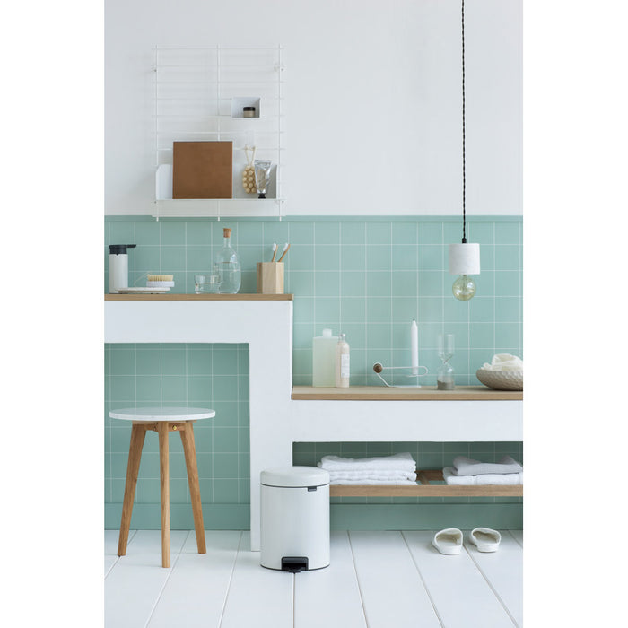 Brabantia NewIcon Pedal Bin 5L White