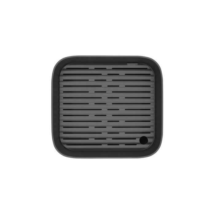 Brabantia Washing Up Bowl With Drying Tray Dark Grey