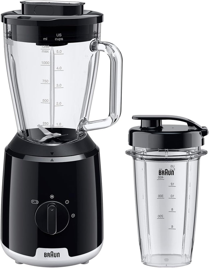 Braun JB1051BK 600W 1.5L PowerBlend 1 Jug Blender Black