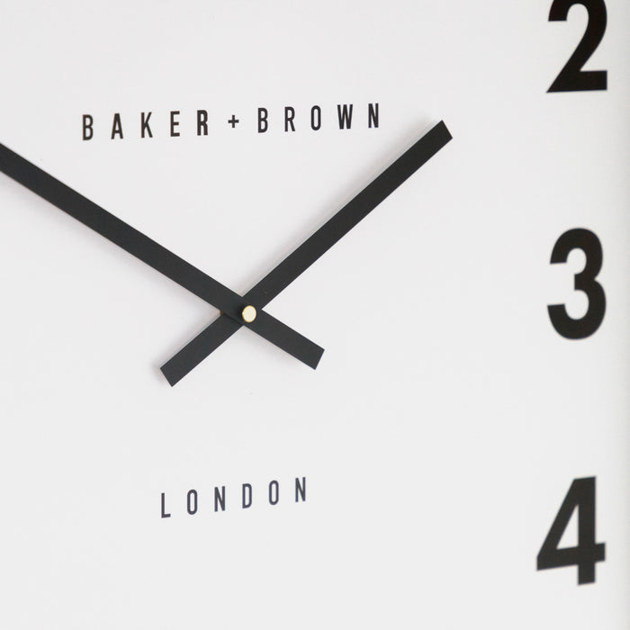 Buxton Wall Clock Black 50cm