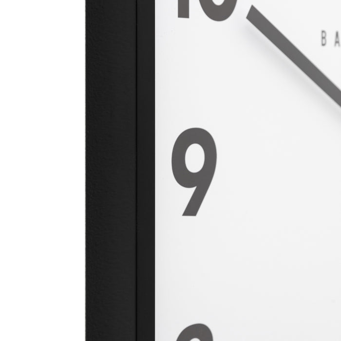 Buxton Wall Clock Black 50cm