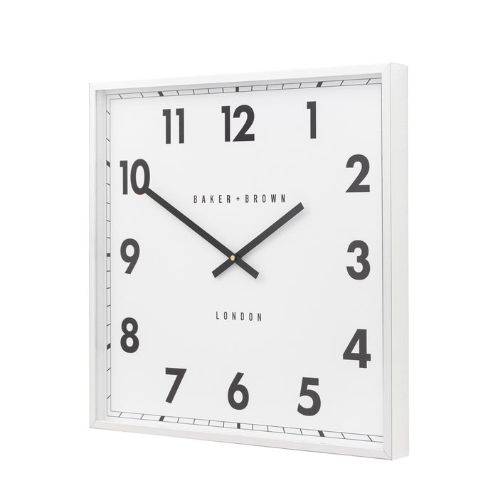 Buxton Wall Clock Chrome 50cm